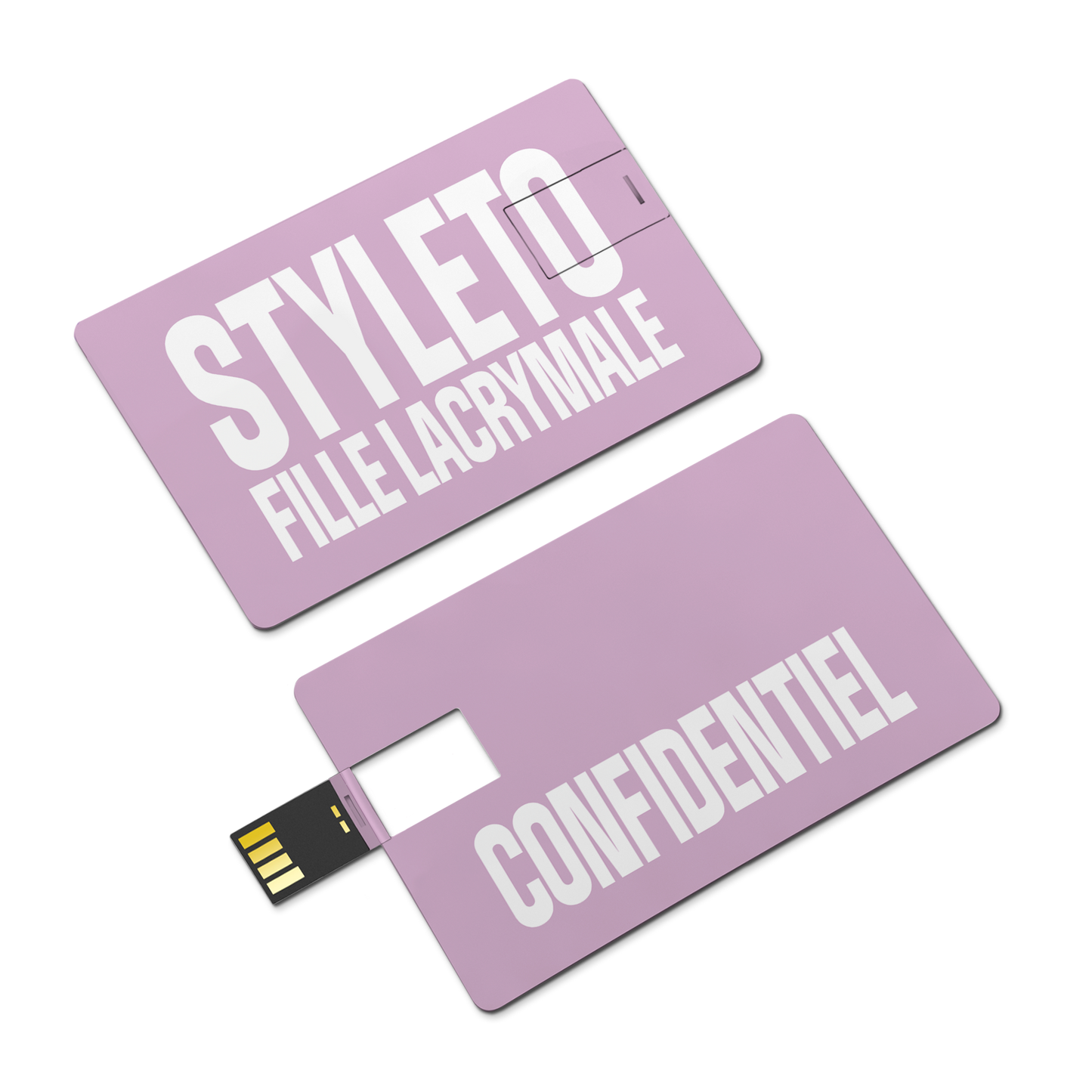 CLÉ USB FILLE LACRYMALE <br>+ INFOS CONFIDENTIELLES