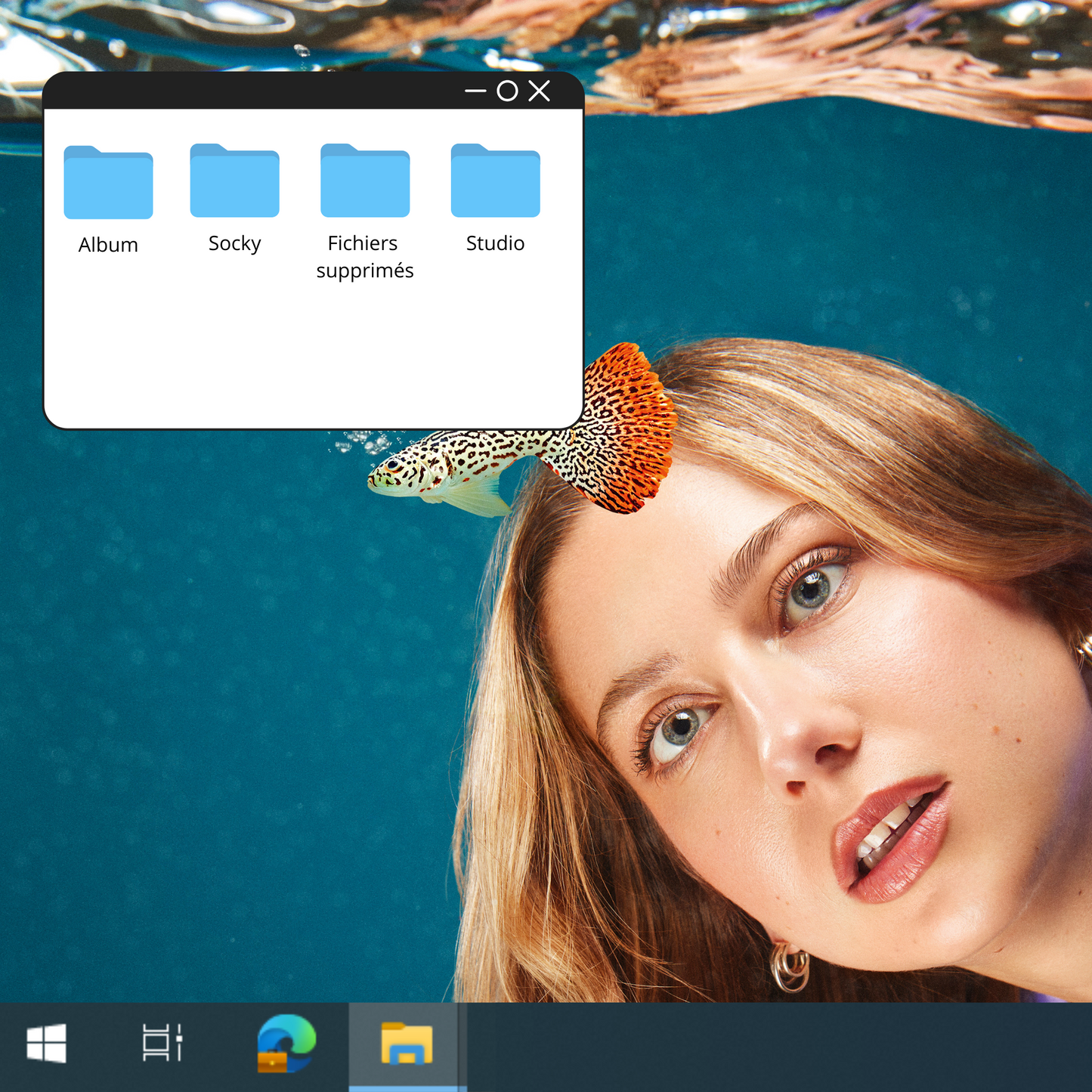 CLÉ USB FILLE LACRYMALE <br>+ INFOS CONFIDENTIELLES
